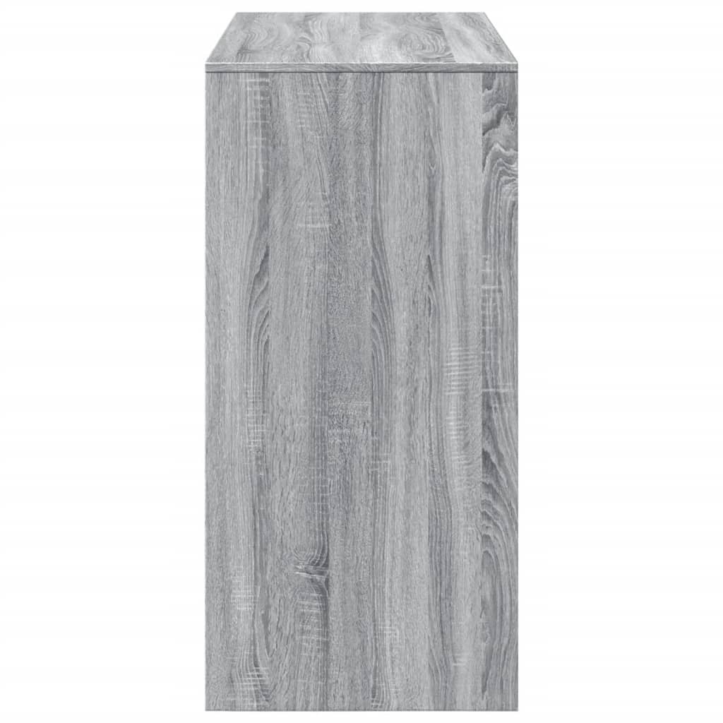 vidaXL Τραπέζι Μπαρ Γκρι Sonoma 102x50x103,5εκ. Επεξεργ. Ξύλο