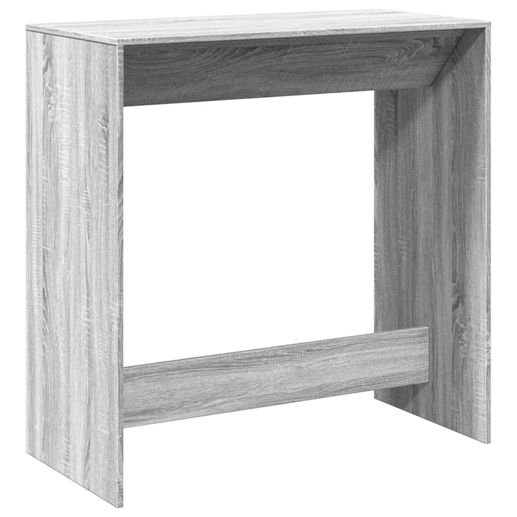 vidaXL Τραπέζι Μπαρ Γκρι Sonoma 102x50x103,5εκ. Επεξεργ. Ξύλο