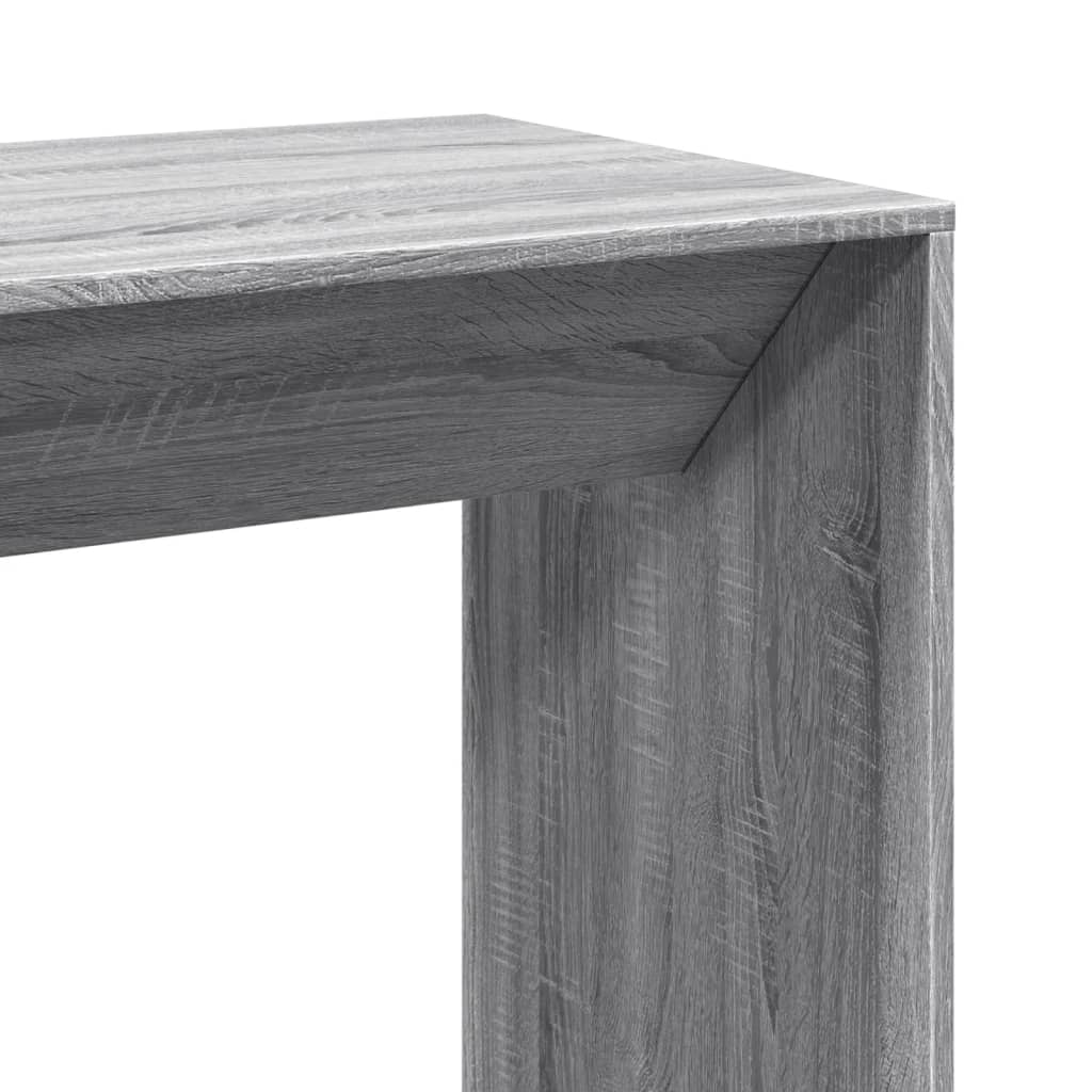 vidaXL Τραπέζι Μπαρ Γκρι Sonoma 102x50x103,5εκ. Επεξεργ. Ξύλο