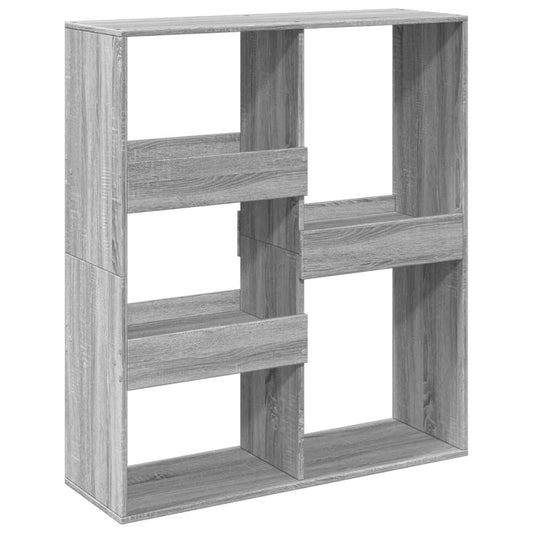 vidaXL Βιβλιοθήκη/Διαχωριστικό Χώρου Γκρι Sonoma 100x33x115 εκ.