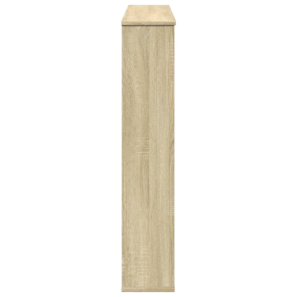 vidaXL Πλαίσιο Τζακιού Sonoma Δρυς 100x20x100 εκ. από Επεξ. Ξύλο