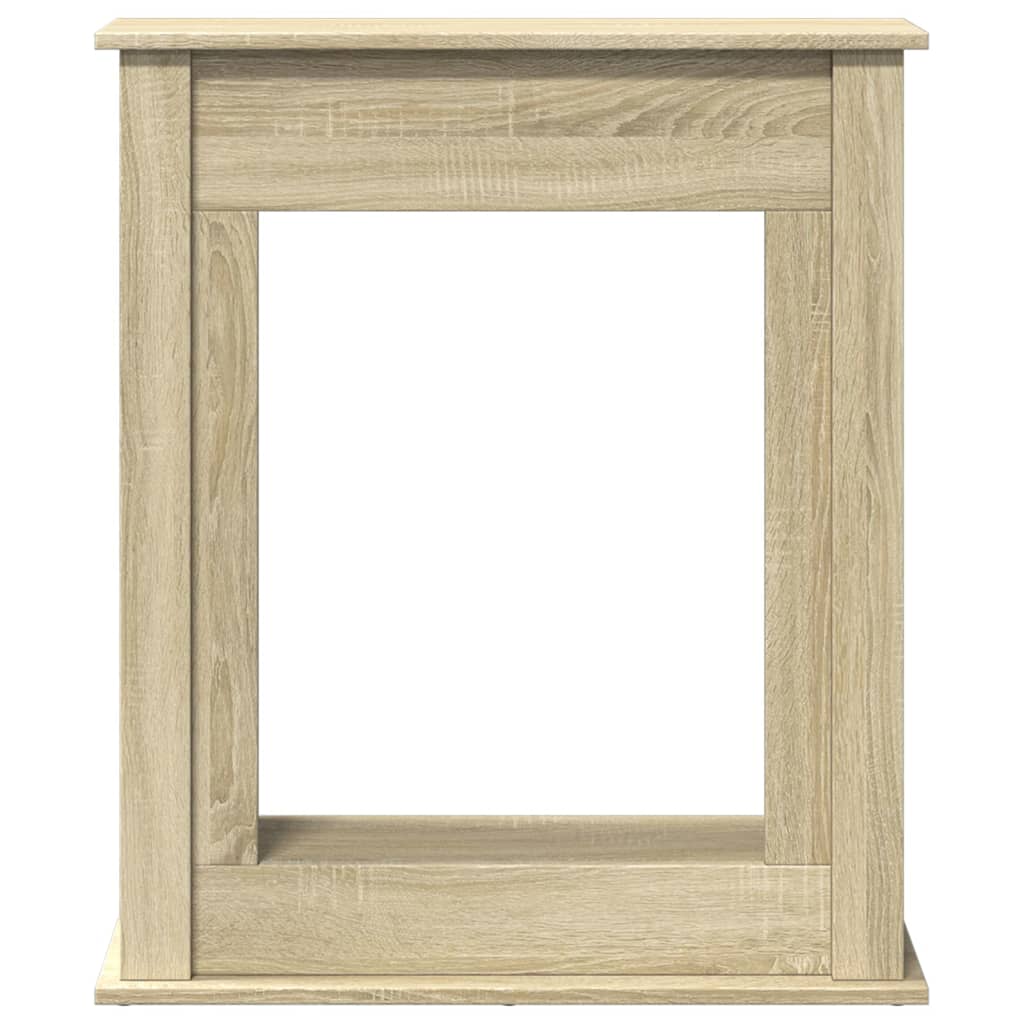 vidaXL Πλαίσιο Τζακιού Sonoma Δρυς 75x20x87,5 εκ. από Επεξ. Ξύλο