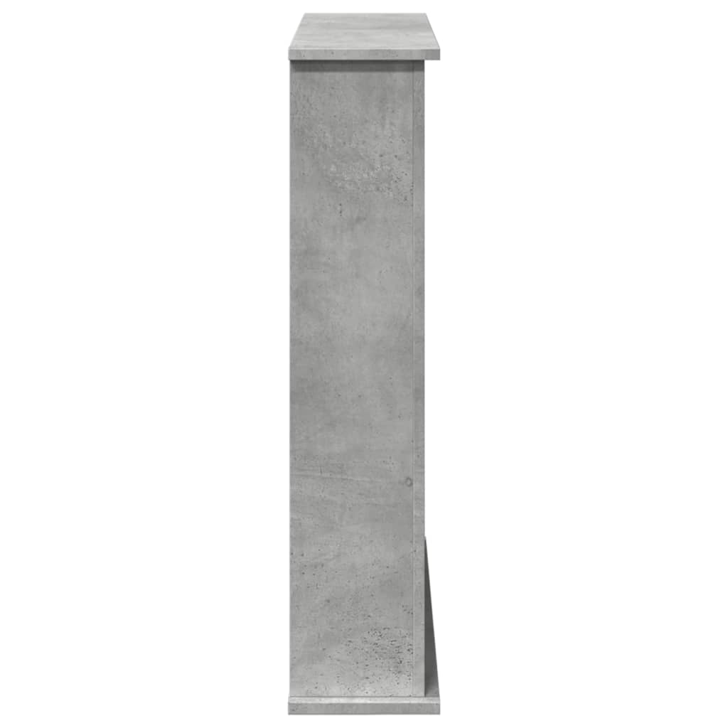 vidaXL Πλαίσιο Τζακιού Γκρι Σκυρ. 75x20x87,5 εκ. από Επεξ. Ξύλο