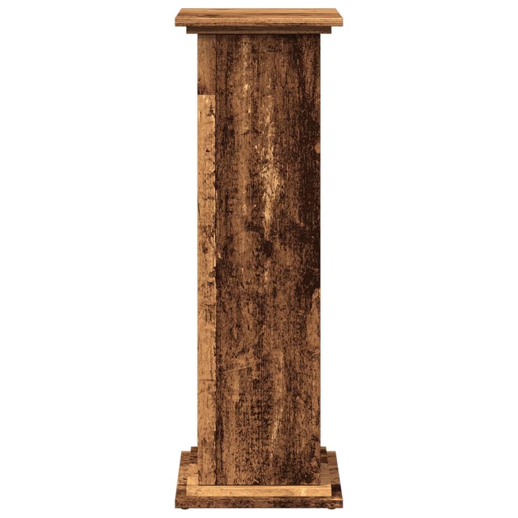 vidaXL Βάση Οθόνης με Αποθ. Όψη Παλαιού Ξύλου 31x30x90 εκ. Επεξ. Ξύλο