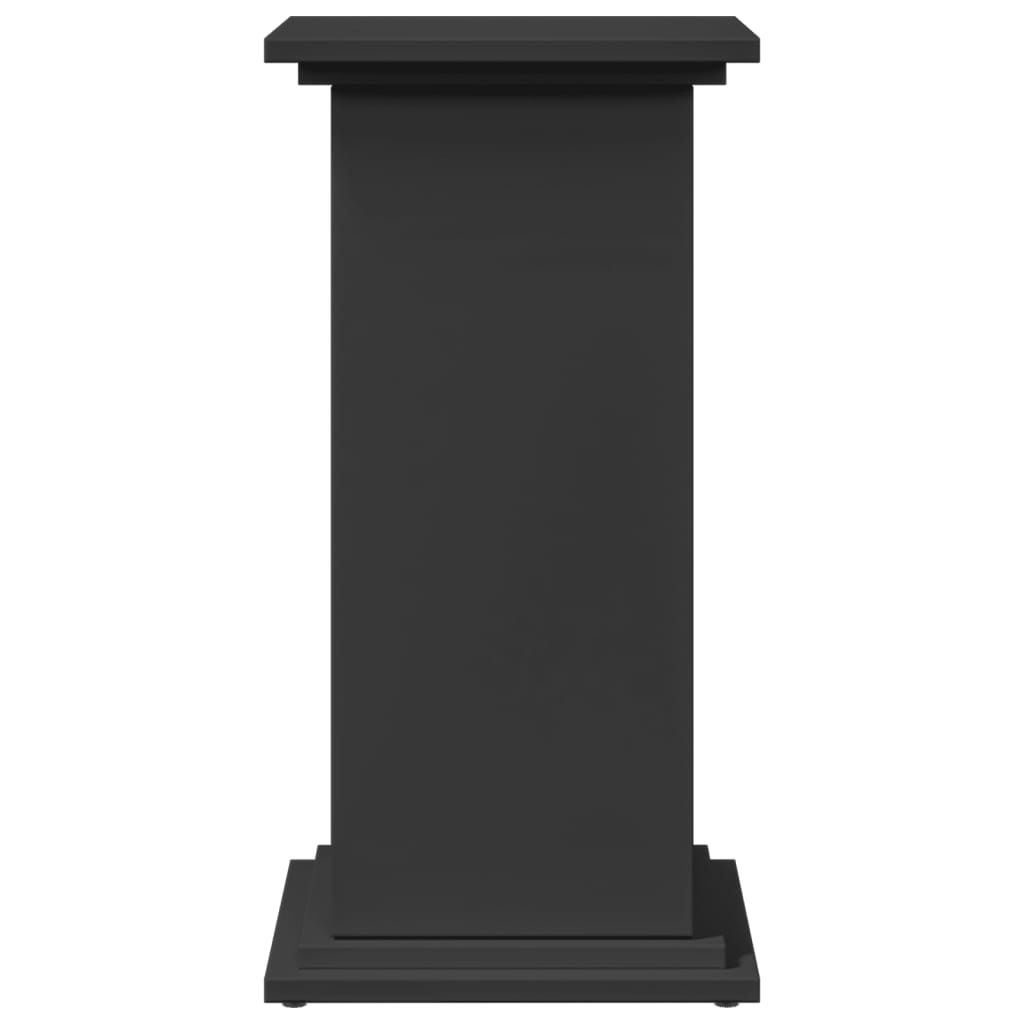 vidaXL Βάση Οθόνης με Αποθ. Μαύρο 31x30x60 εκ. Επεξεργασμένο Ξύλο