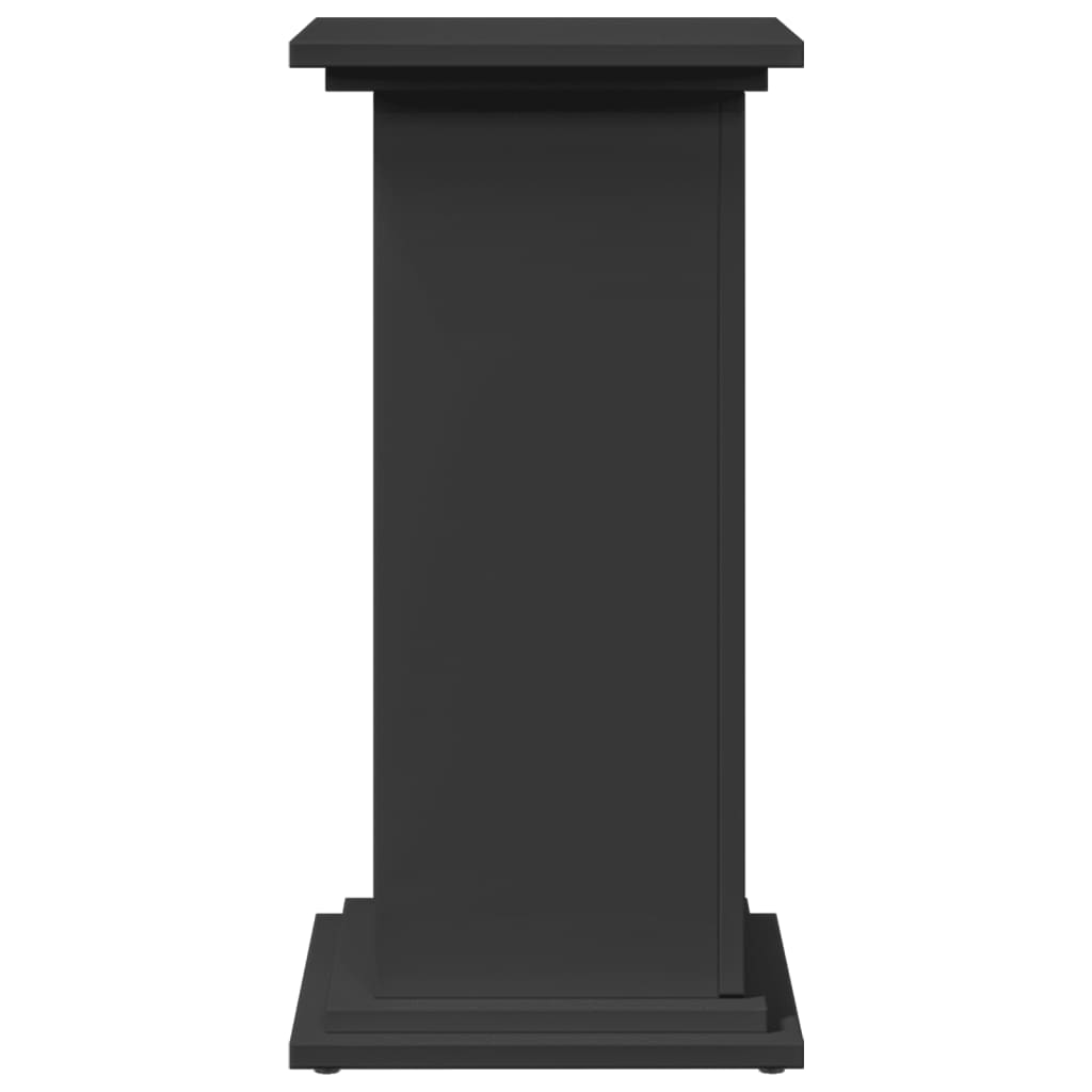 vidaXL Βάση Οθόνης με Αποθ. Μαύρο 31x30x60 εκ. Επεξεργασμένο Ξύλο