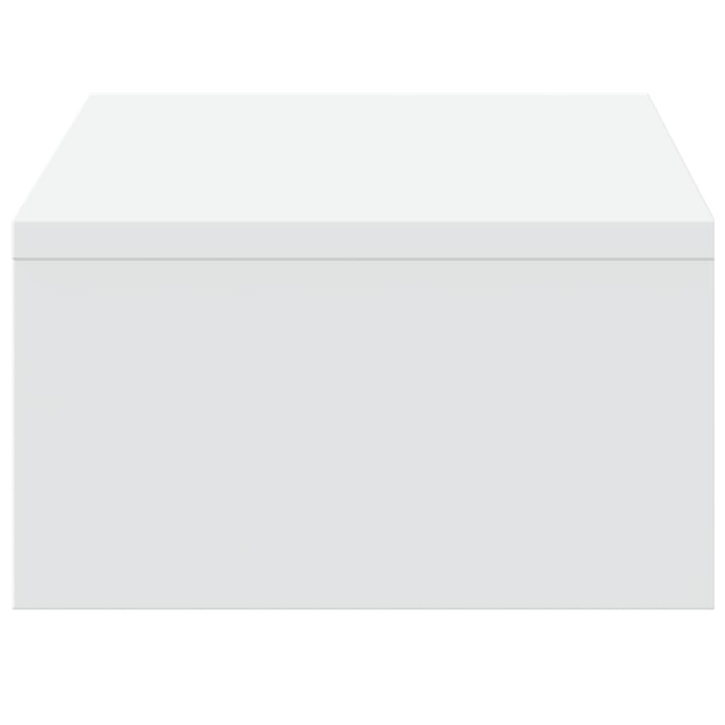 vidaXL Βάση Οθόνης με Συρτάρια Λευκή 50x27x15 εκ. Επεξεργασμένο Ξύλο