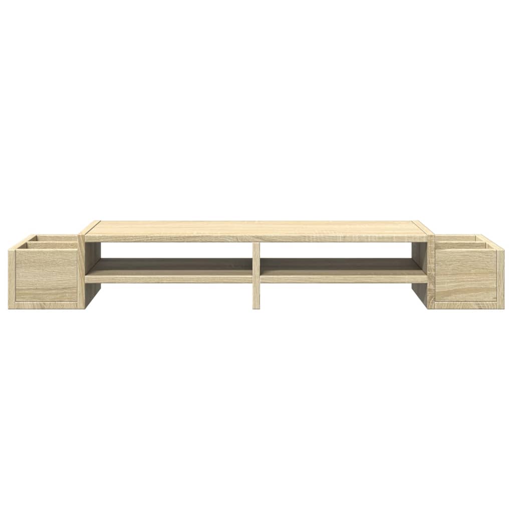 vidaXL Βάση Οθόνης με Αποθ. Sonoma Δρυς 100x27x15 εκ. Επεξεργ. Ξύλο