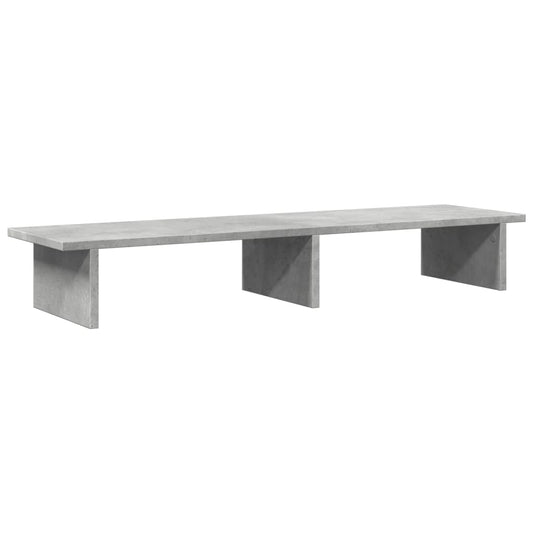 vidaXL Βάση Οθόνης Γκρι Σκυρ. 100x27x15 εκ. Επεξεργ. Ξύλο