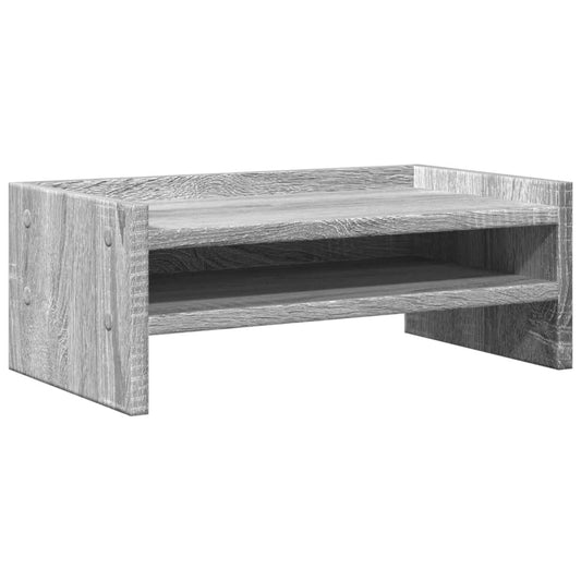 vidaXL Βάση Οθόνης Γκρι Sonoma 42x24x16 εκ. από Επεξεργασμένο Ξύλο