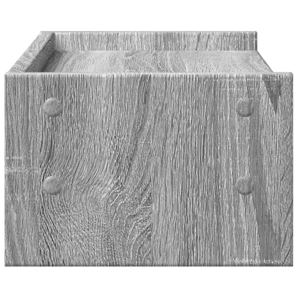vidaXL Βάση Οθόνης Γκρι Sonoma 42x24x16 εκ. από Επεξεργασμένο Ξύλο