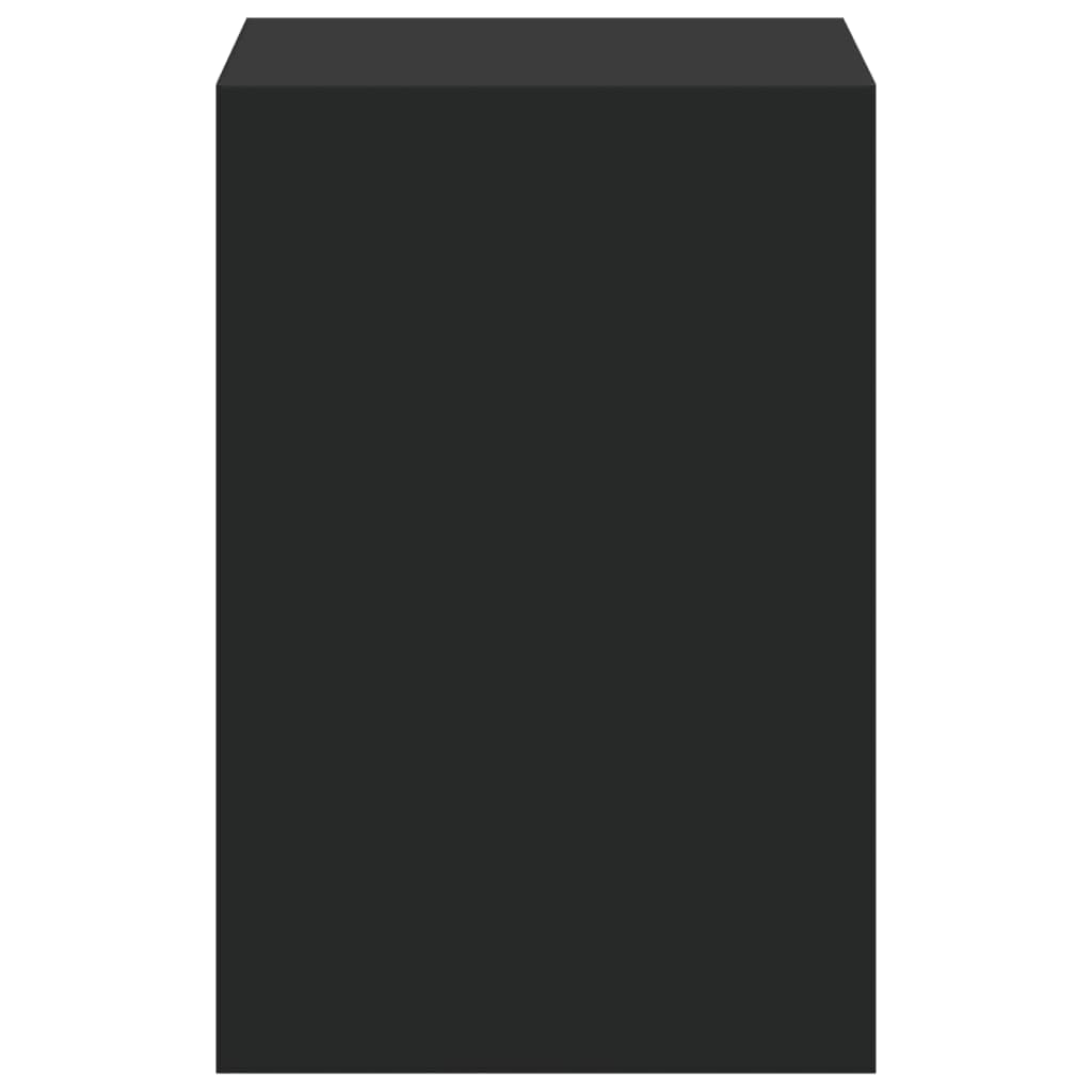 vidaXL Βάση Οθόνης με Organiser Γραφείου Μαύρη από Επεξεργασμένο Ξύλο