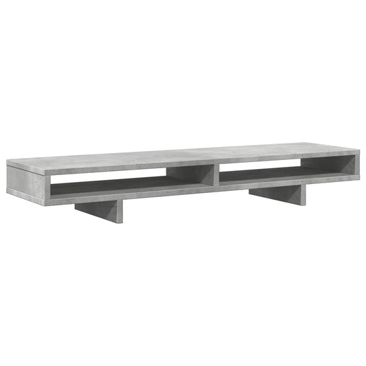 vidaXL Βάση Οθόνης Γκρι Σκυρ. 100x27x15 εκ. Επεξεργ. Ξύλο