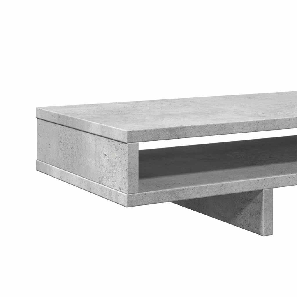 vidaXL Βάση Οθόνης Γκρι Σκυρ. 100x27x15 εκ. Επεξεργ. Ξύλο