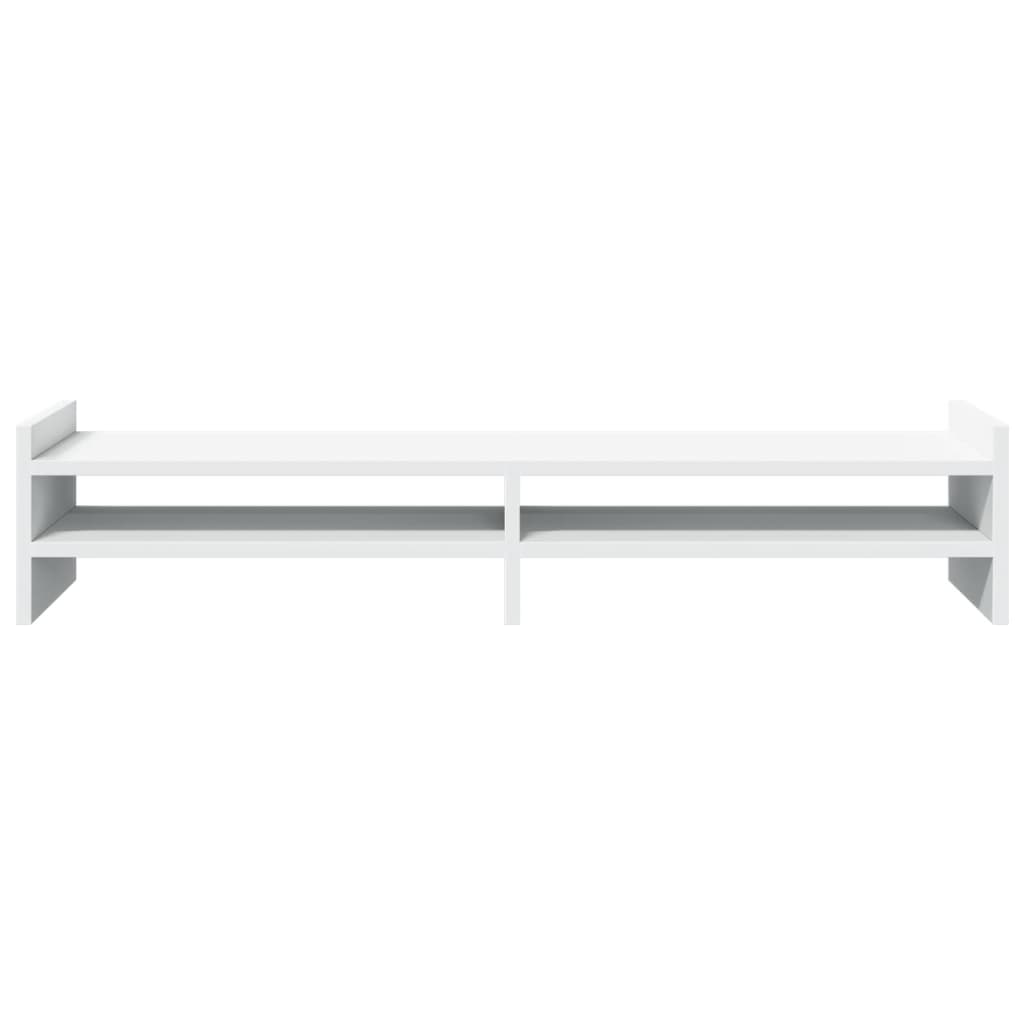 vidaXL Βάση Οθόνης Λευκή 100x27x20 εκ. από Επεξ. Ξύλο