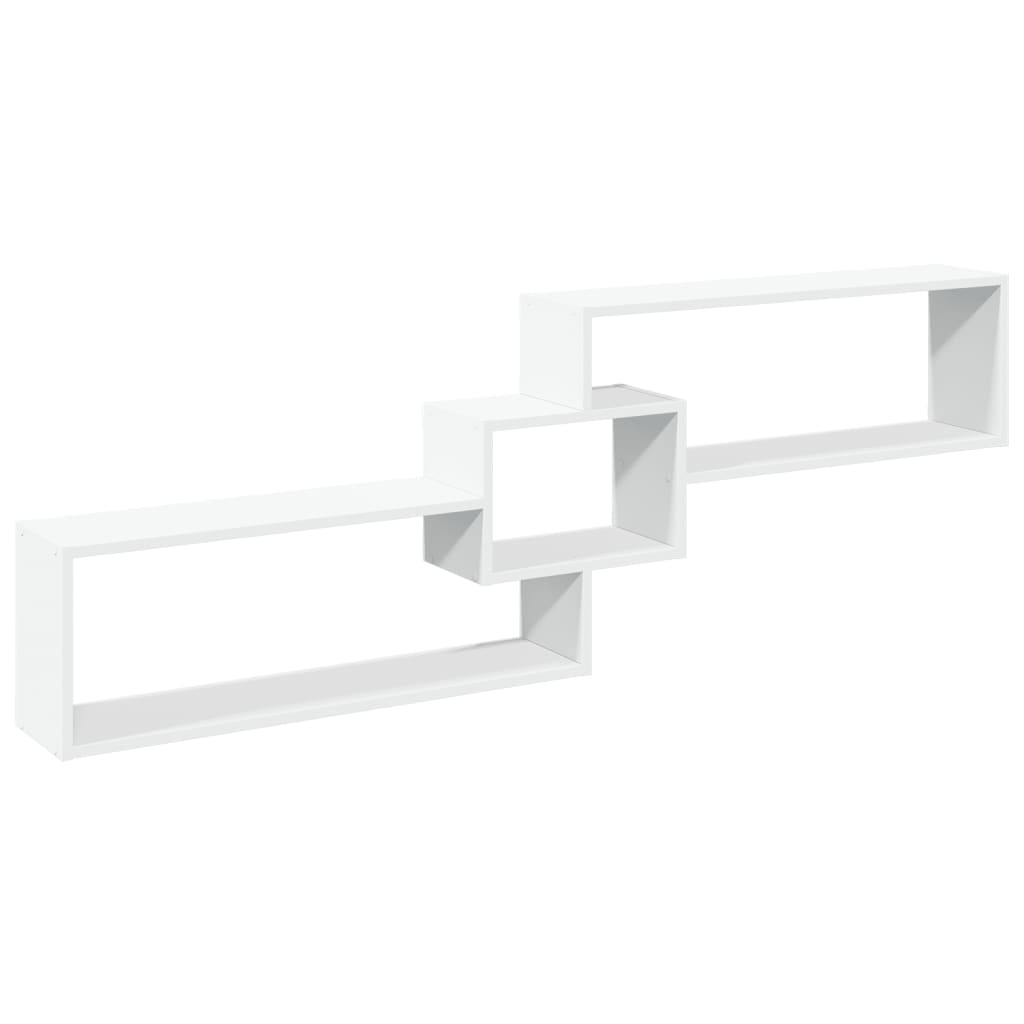 vidaXL Ντουλάπι Τοίχου Λευκό 158x18x53 εκ. από Επεξεργασμένο Ξύλο