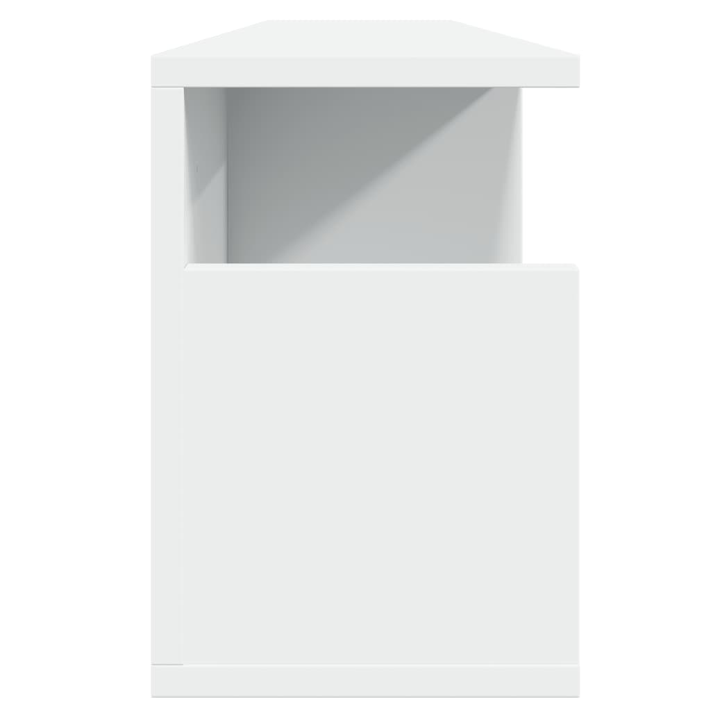 vidaXL Ντουλάπι Τοίχου Λευκό 100x20x30 εκ. από Επεξεργασμένο Ξύλο