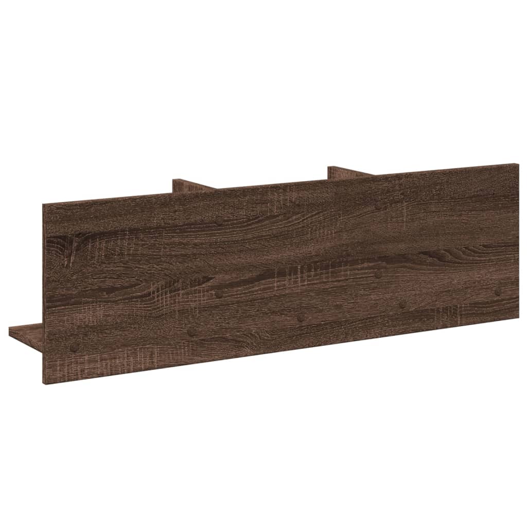 vidaXL Ντουλάπι Τοίχου Καφέ Δρυς 100x16,5x30 εκ. Επεξεργασμένο Ξύλο