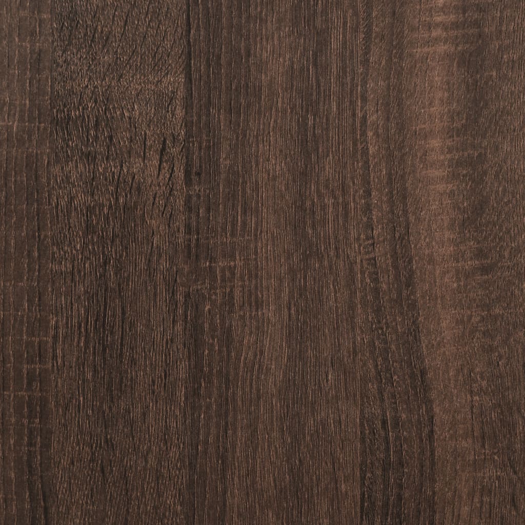 vidaXL Ντουλάπι Τοίχου Καφέ Δρυς 100x16x30 εκ. από Επεξεργασμένο Ξύλο