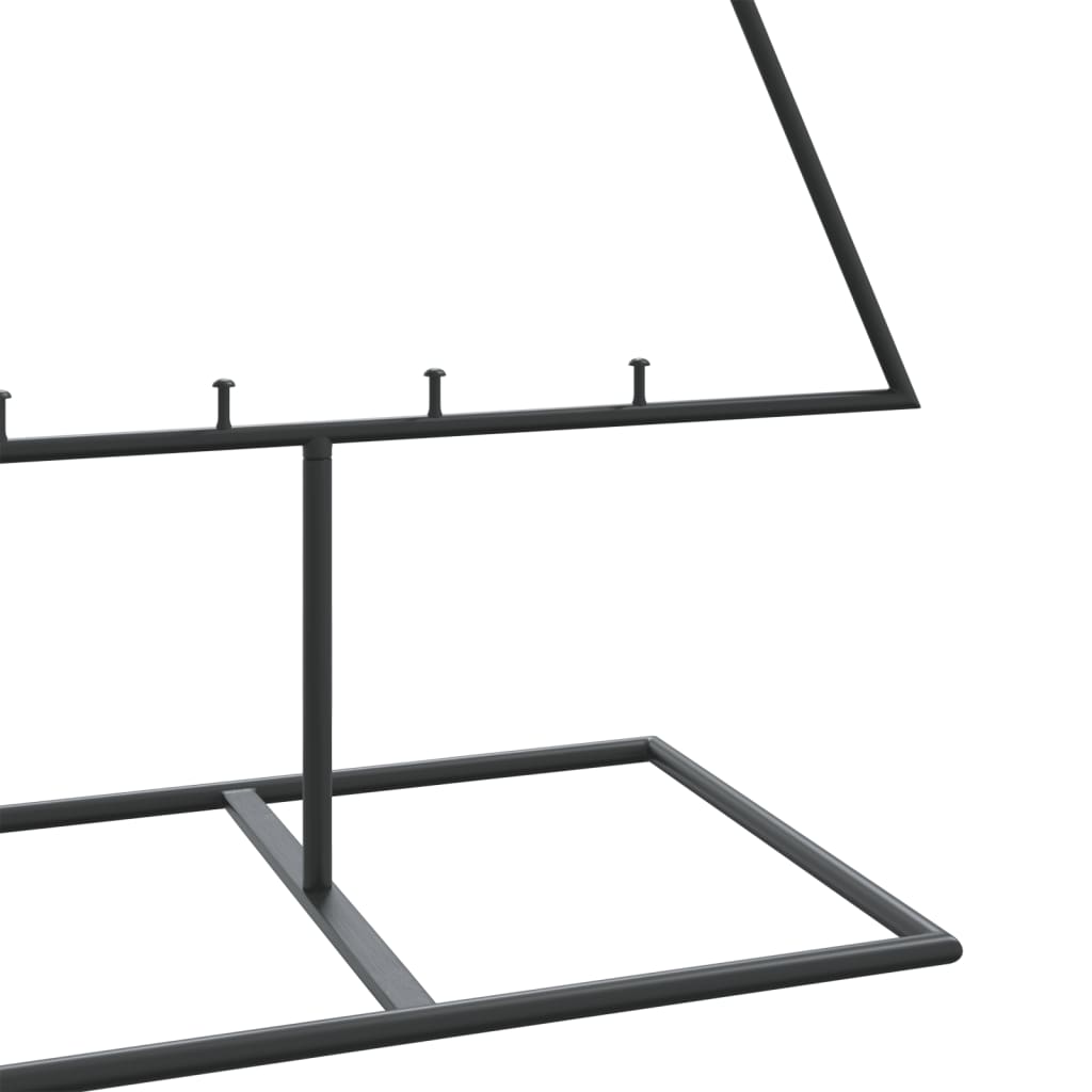 vidaXL Χριστουγεννιάτικο Δέντρο Διακοσμητικό Μαύρο 150 εκ.