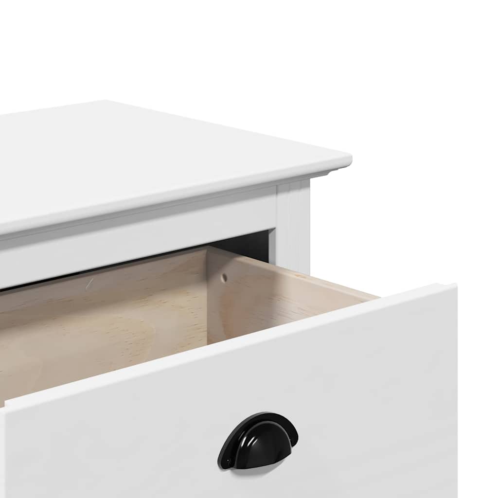 Πάγκος διαδρόμου vidaXL "BODO" Λευκό 114x40x45 cm