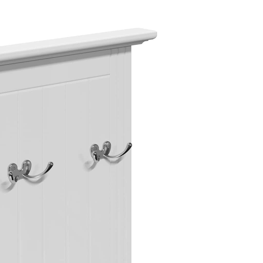 vidaXL Καροτσάκι κουζίνας BODO Λευκό και καφέ 72x45x80 cm