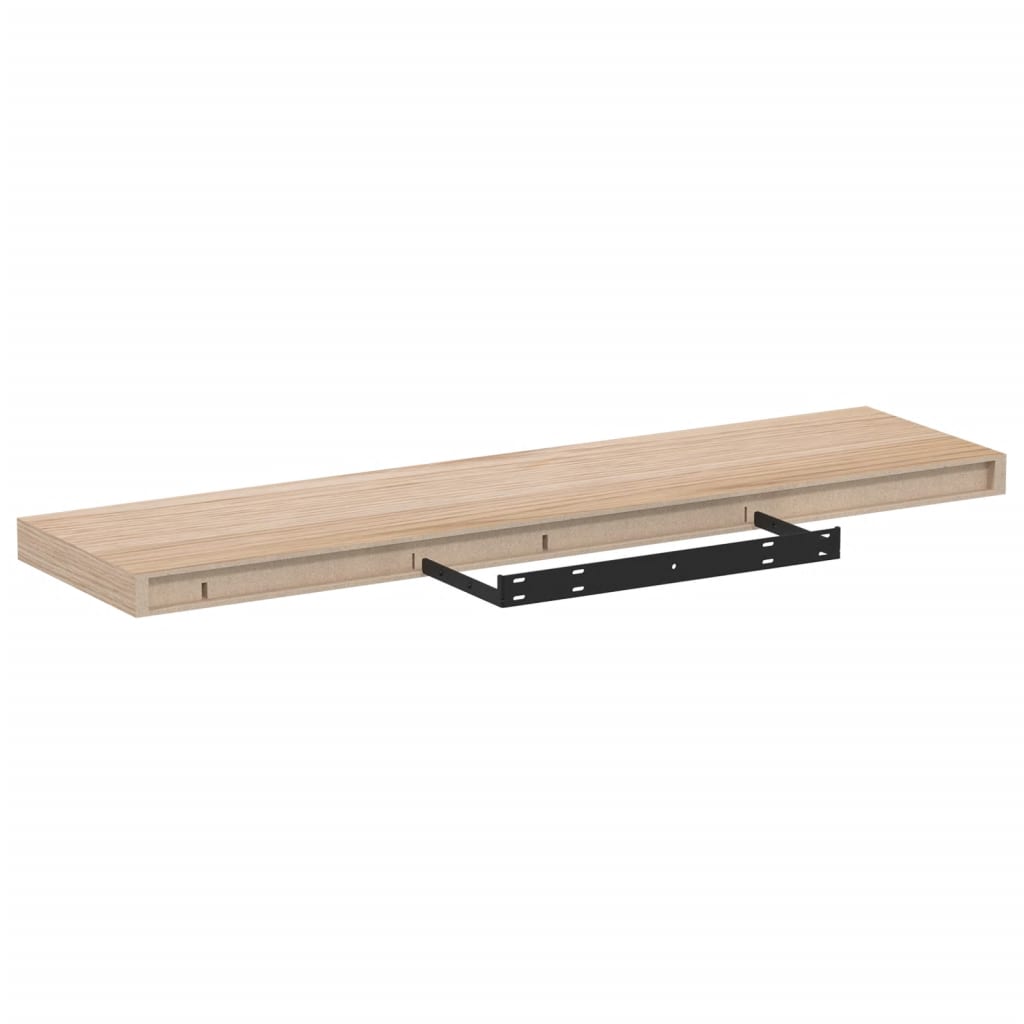 vidaXL Ράφια Τοίχου 2 τεμ. 90x23,5x4 εκ. Επεξεργασμένο Ξύλο