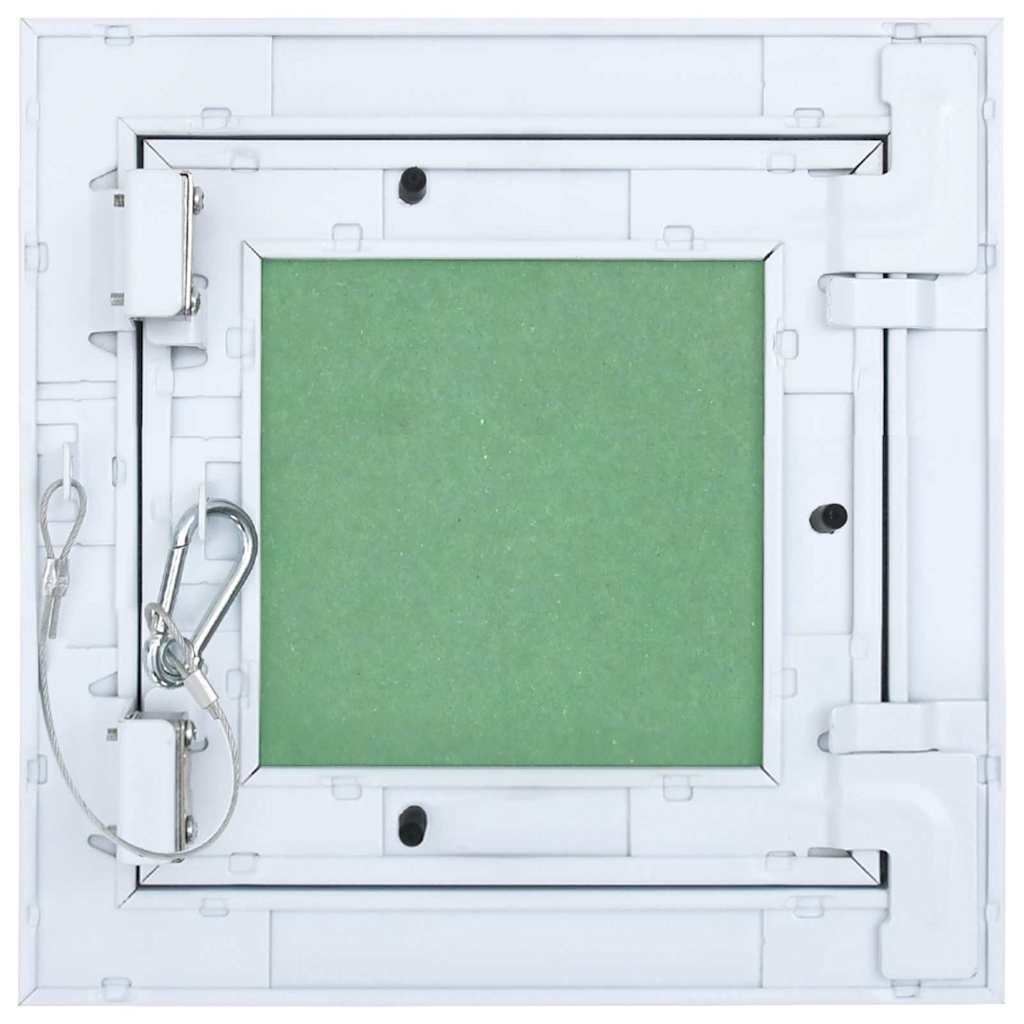 vidaXL Πάνελ Πρόσβασης Πράσινο και Ασημί 20 x 20 cm