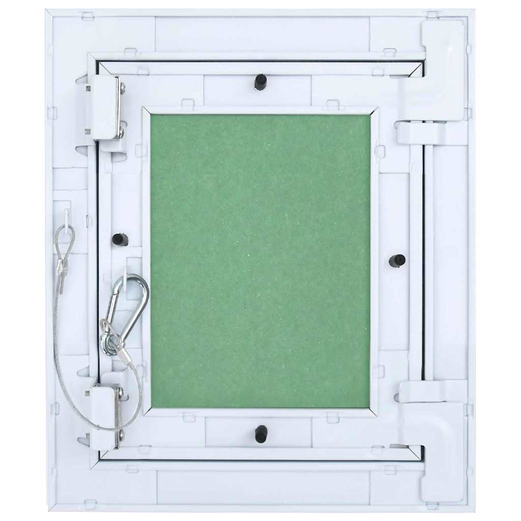 vidaXL Πάνελ Πρόσβασης Πράσινο και Ασημί 25 x 30 cm