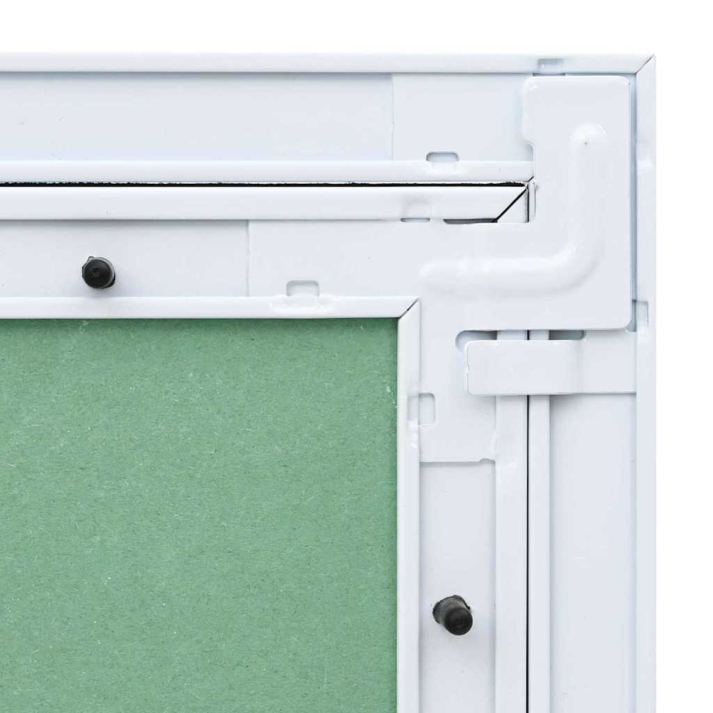 vidaXL Πάνελ Πρόσβασης Πράσινο και Ασημί 30 x 30 cm