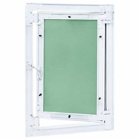 vidaXL Πάνελ Πρόσβασης Πράσινο και Ασημί 35 x 45 εκ