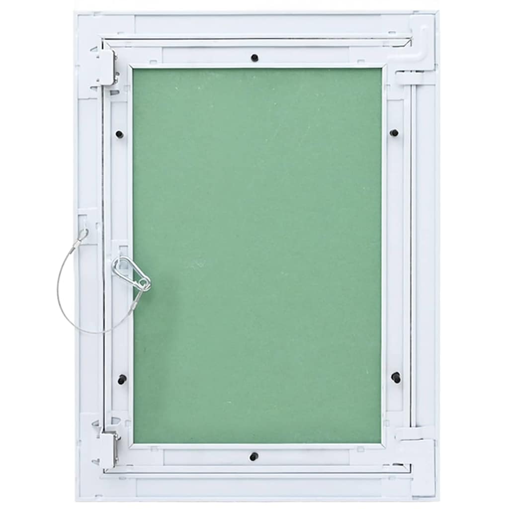 vidaXL Πάνελ Πρόσβασης Πράσινο και Ασημί 35 x 45 εκ