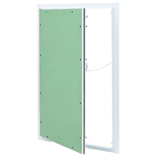 vidaXL Πάνελ Πρόσβασης Πράσινο και Ασημί 55 x 75 cm