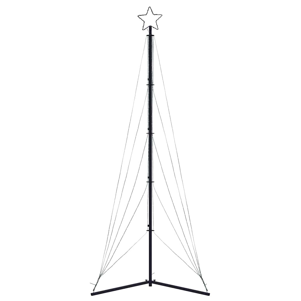 vidaXL Χριστουγεννιάτικο δέντρο LED 525 LED Ψυχρό Λευκό 302 εκ.