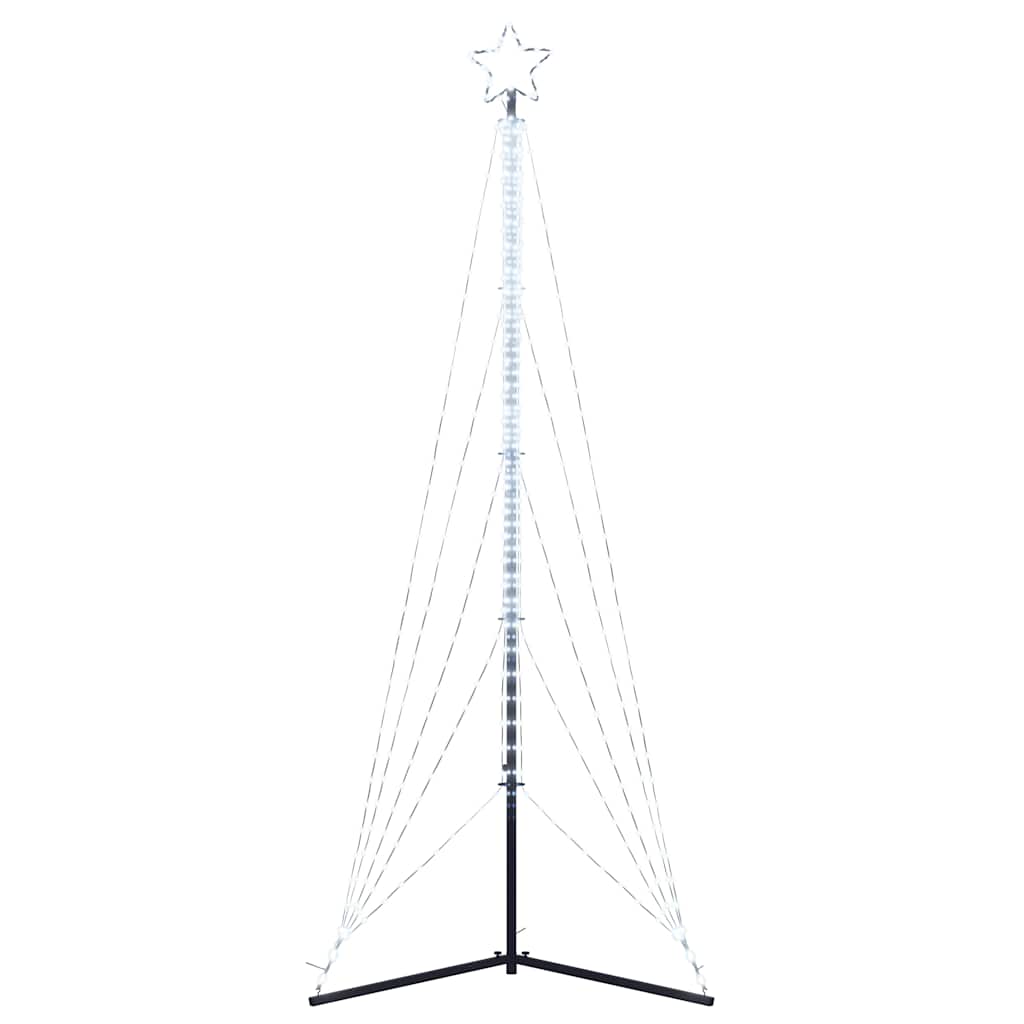 vidaXL Χριστουγεννιάτικο δέντρο LED 525 LED Ψυχρό Λευκό 302 εκ.