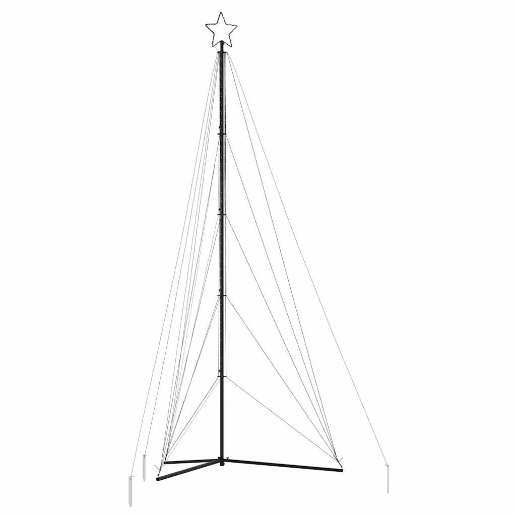 vidaXL Χριστουγεννιάτικο δέντρο LED 615 LED μπλε 404,5 εκ.