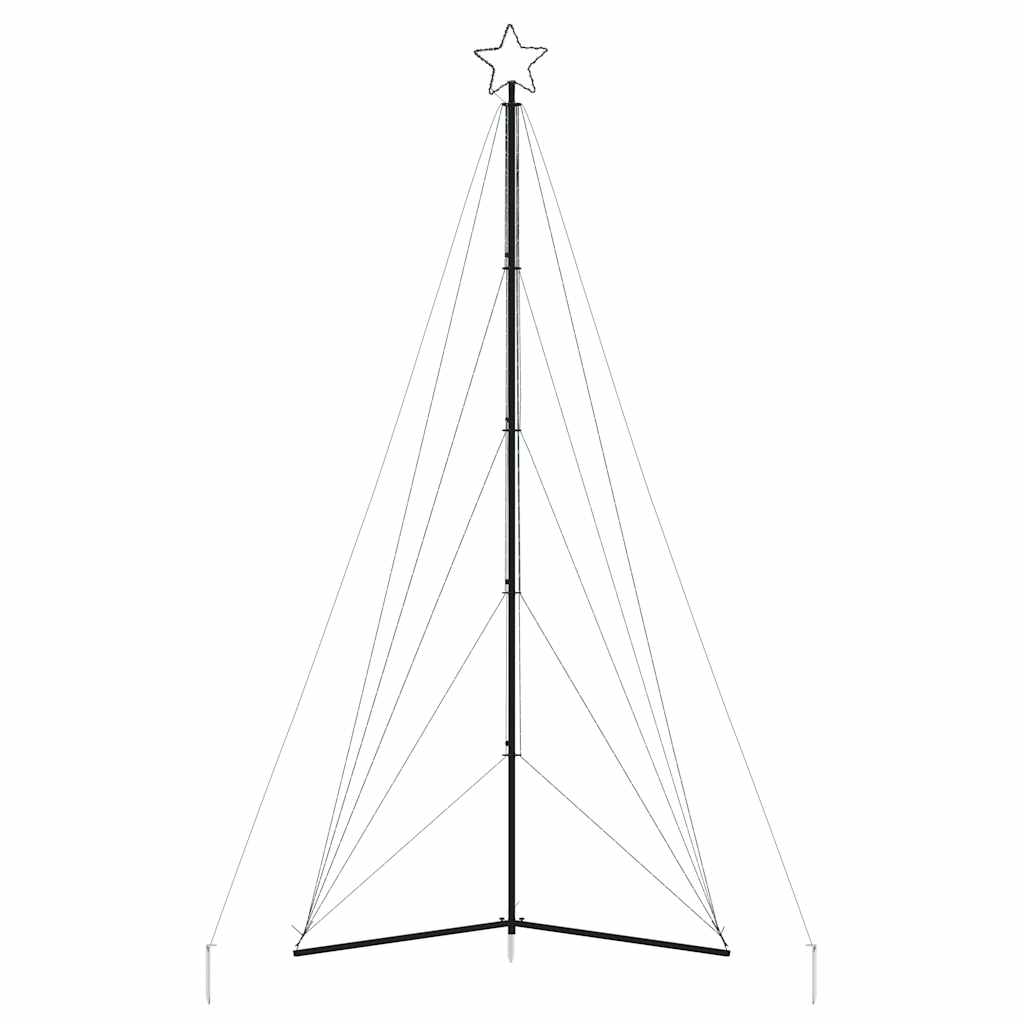 vidaXL Χριστουγεννιάτικο δέντρο LED 615 LED μπλε 404,5 εκ.