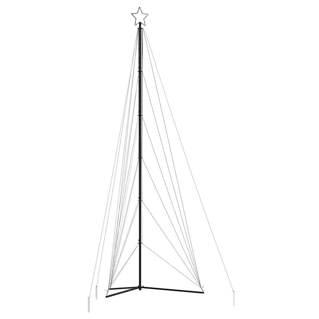 vidaXL Χριστουγεννιάτικο δέντρο LED 861 LED Θερμό Λευκό 478 εκ.