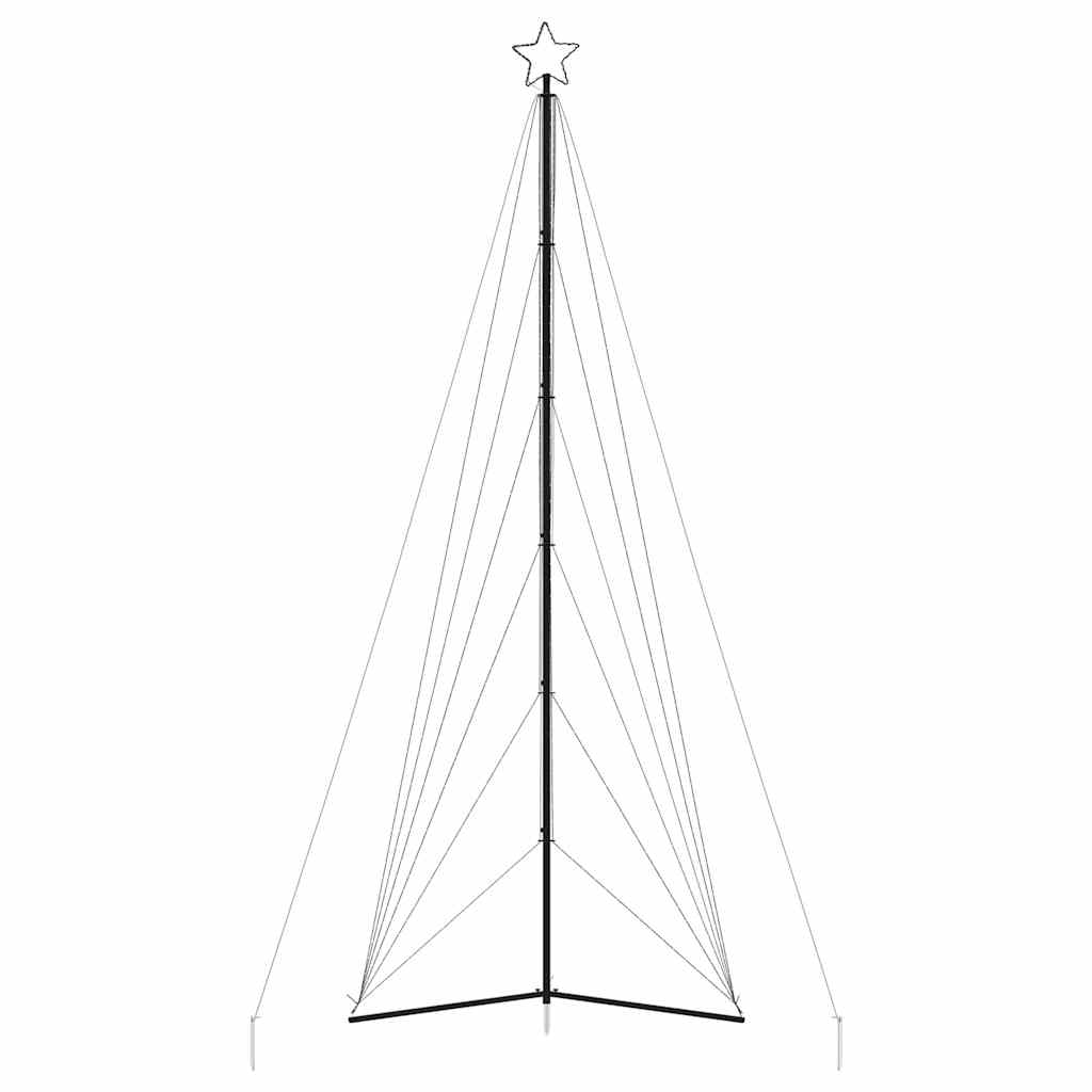 vidaXL Χριστουγεννιάτικο δέντρο LED 861 LED Θερμό Λευκό 478 εκ.