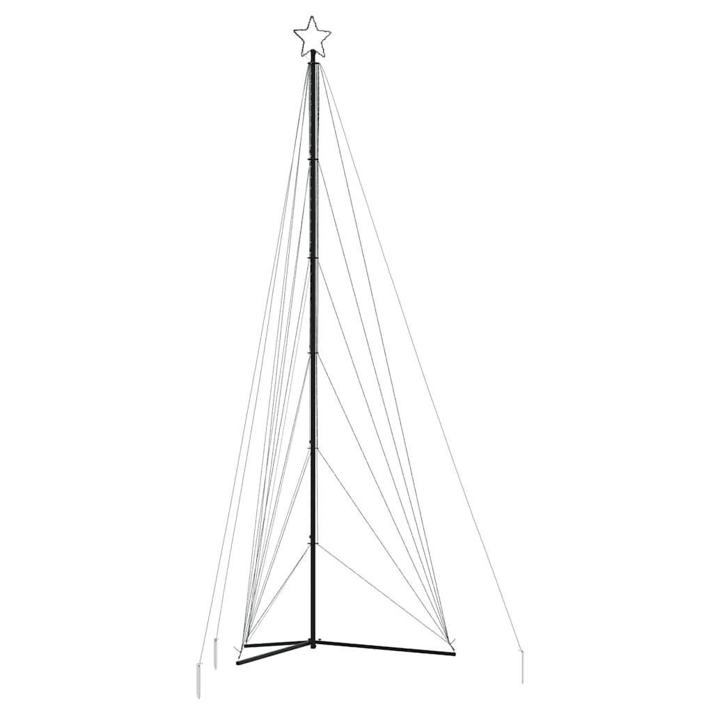 vidaXL Χριστουγεννιάτικο δέντρο LED 861 LED Ψυχρό Λευκό 478 εκ.