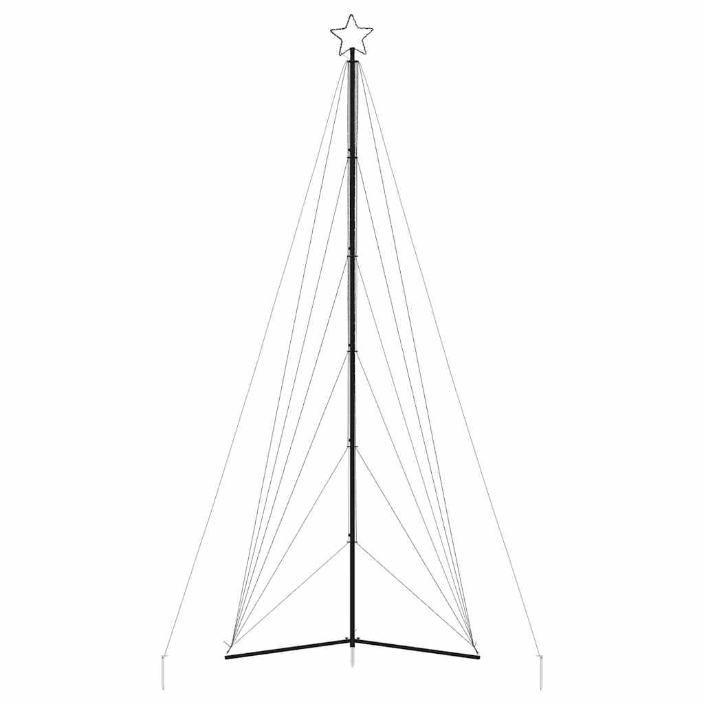 vidaXL Χριστουγεννιάτικο δέντρο LED 861 LED Ψυχρό Λευκό 478 εκ.