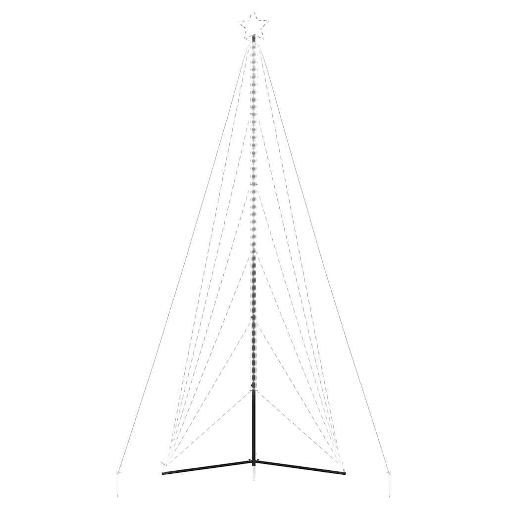 vidaXL Χριστουγεννιάτικο δέντρο LED 861 LED Ψυχρό Λευκό 478 εκ.