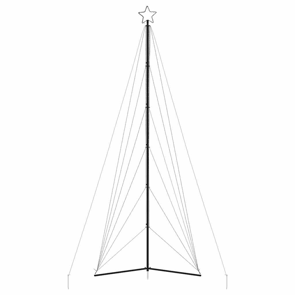 vidaXL Χριστουγεννιάτικο δέντρο LED 861 LED πολύχρωμα 478 εκ.