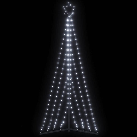 vidaXL Χριστουγεννιάτικο δέντρο LED 339 LED Ψυχρό Λευκό 187 εκ.