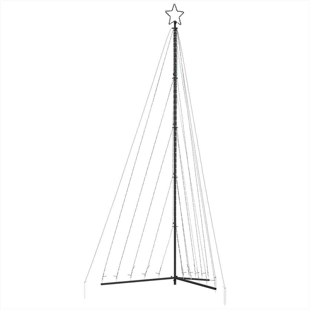 vidaXL Χριστουγεννιάτικο δέντρο LED 570 LEDs Ζεστό Λευκό 399 εκ.