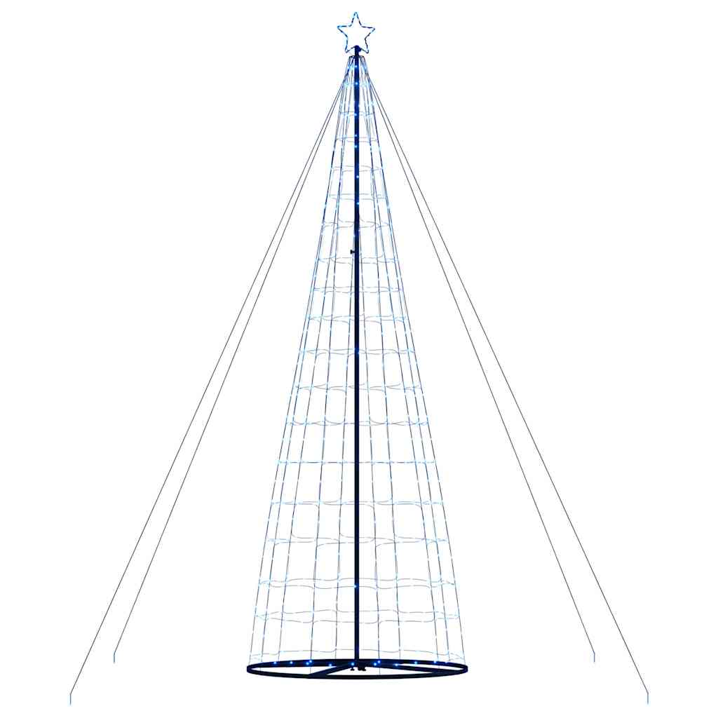 vidaXL Χριστουγεννιάτικο δέντρο LED 1534 LED μπλε 500 εκ.