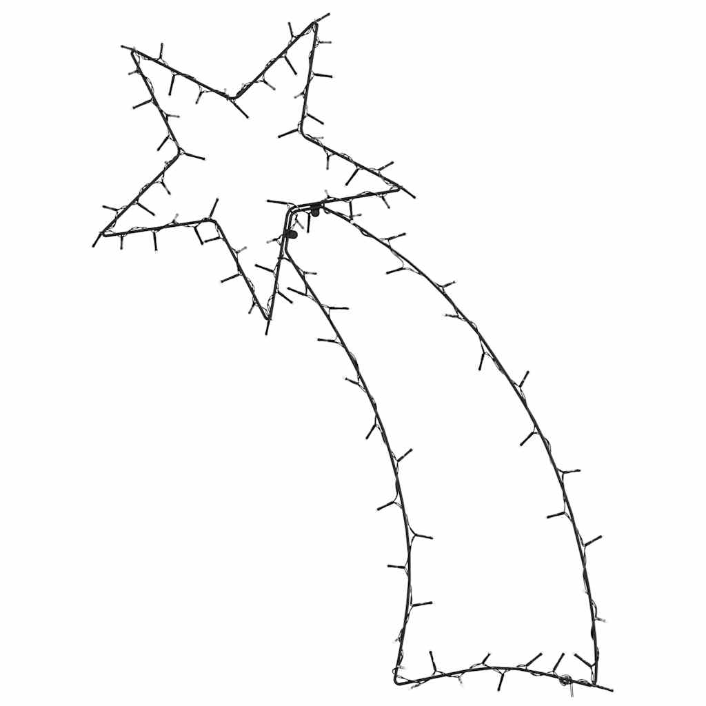 vidaXL Χριστουγεννιάτικα Φωτάκια Shooting Star Silhouette 115 LED