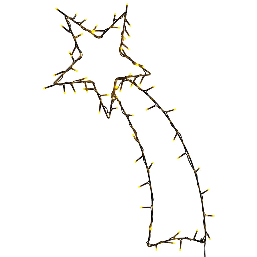 vidaXL Χριστουγεννιάτικα Φωτάκια Shooting Star Silhouette 80 LED