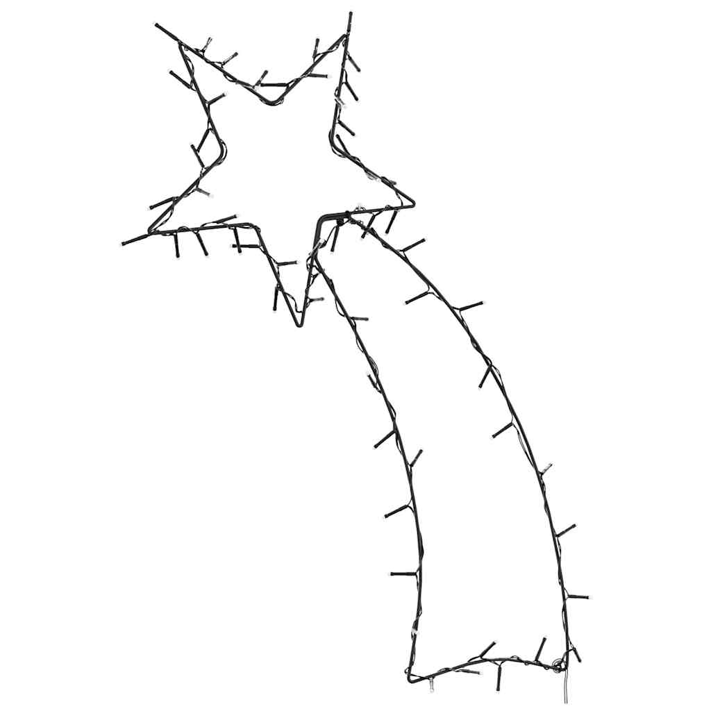 vidaXL Χριστουγεννιάτικα Φωτάκια Shooting Star Silhouette 80 LED