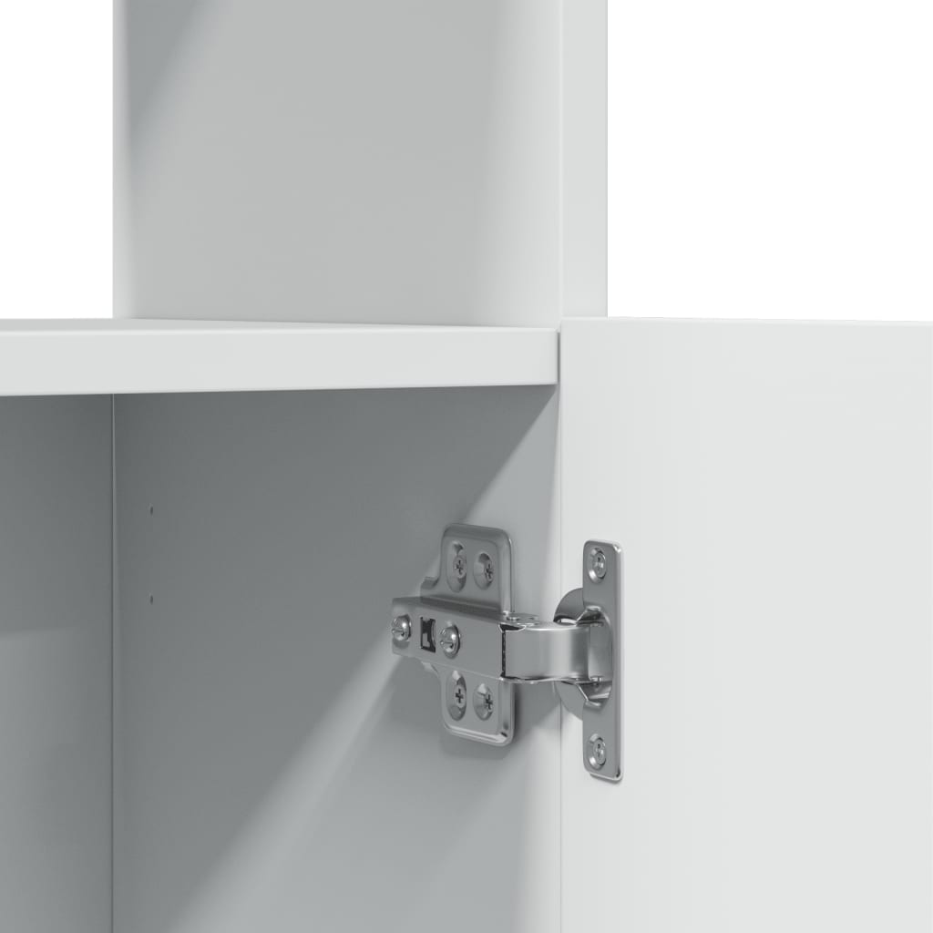 vidaXL Ντουλάπι Λευκό 63x33x100 εκ. από Επεξεργασμένο Ξύλο